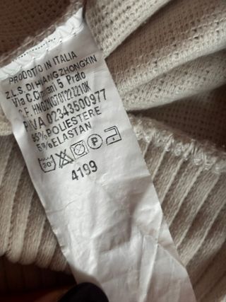 Pantaloni Made in Italy Tg. Unica