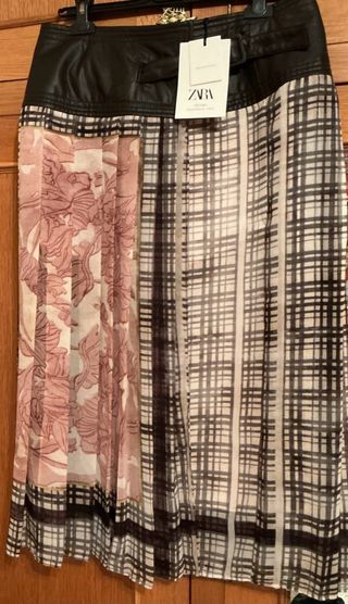 Falda Zara Pañuelo Tablas Limited Edition