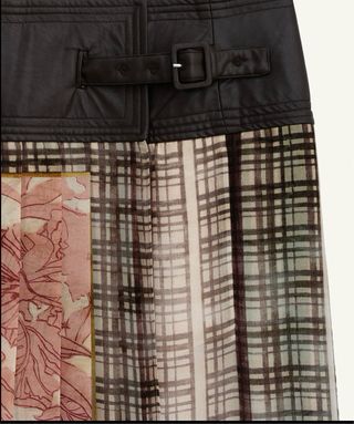 Falda Zara Pañuelo Tablas Limited Edition