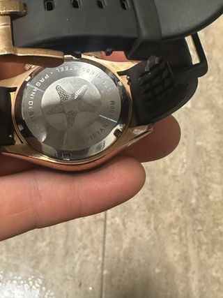 Reloj Pagani Design Cronógrafo Negro/Dorado