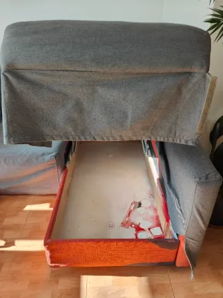 Sofá Cama Friheten IKEA Chaiselongue Gris