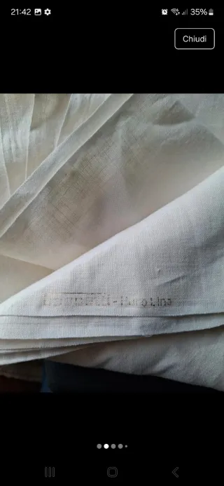 Tessuto in lino Bassetti