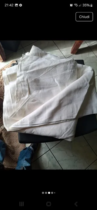 Tessuto in lino Bassetti