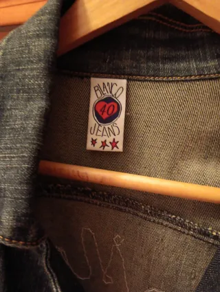 Cazadora vaquera Blanco