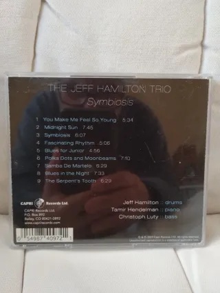 Lote 2 cd's Jeff Hamilton Trio, Adam Macowicz Trio