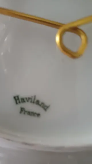 DOS PLATOS PORCELANA LIMOGES