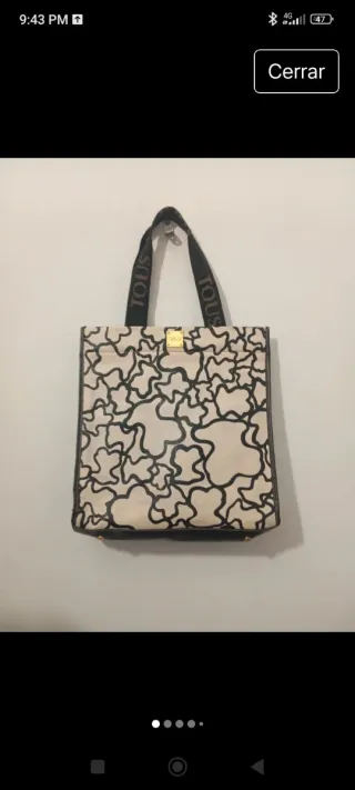 Bolso Tous Beige y Negro