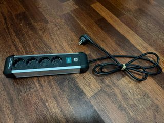 Regleta 4 enchufes, 1.8m, con interruptor