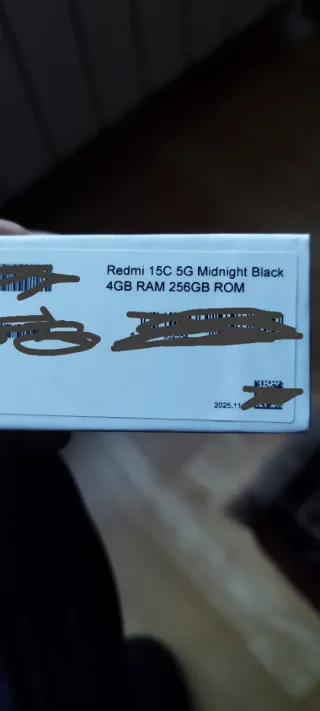 Xiaomi Redmi 15C 5G, 256GB, Negro