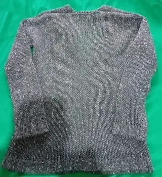 Cardigan Katia L Lana Blu Argento