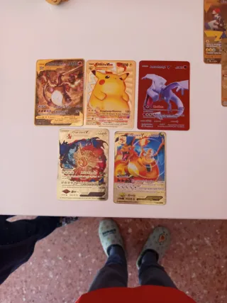 Cartas Pokémon Doradas y Metálicas