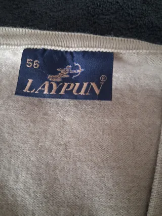 Jersey de punto LAYPUN caballero talla 56