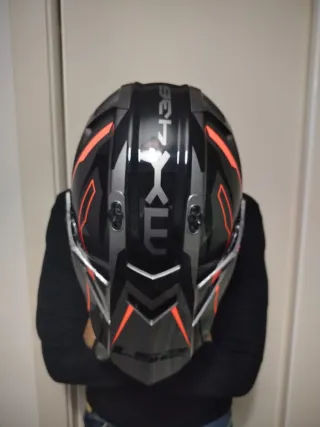 Casco moto trail LS2 MX436, talla S