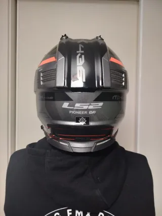 Casco moto trail LS2 MX436, talla S