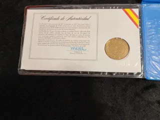 2 Monedas Conmemorativas 50 Aniversario Rey Juan C