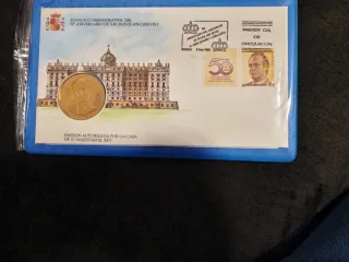 2 Monedas Conmemorativas 50 Aniversario Rey Juan C