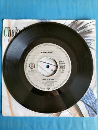 Disco 45 giri "I feel for you" Chaka