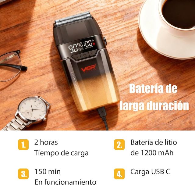 Rasoio VGR V-308 a doppia lama in titanio