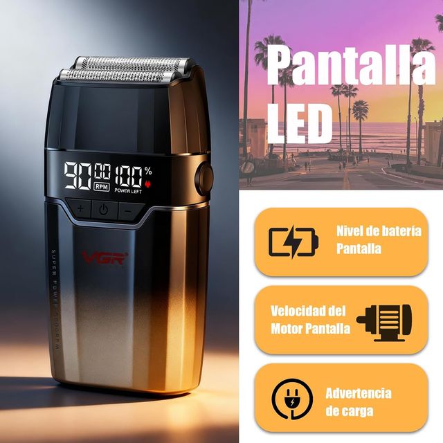 Rasoio VGR V-308 a doppia lama in titanio