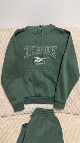 Reebok Conjunto Verde Talla XS