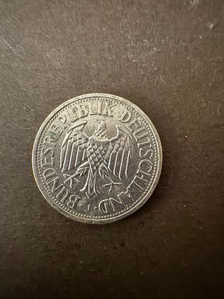 Moneda Antigua Alemana 1 Deutsche Mark 1959