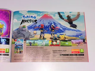 Folleto Nintendo Switch, Leyendas Pokémon Arceus