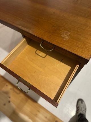 Mesa de escritorio madera vintage