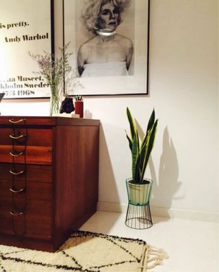 Mesa de escritorio madera vintage