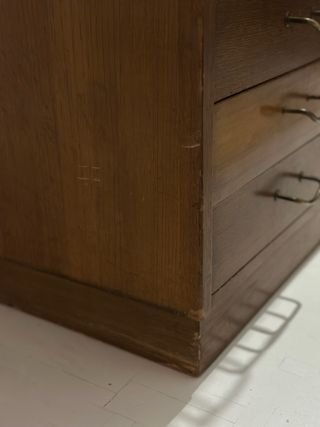 Mesa de escritorio madera vintage