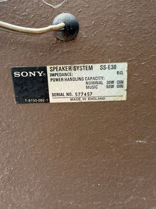 Altavoces Sony Marrones