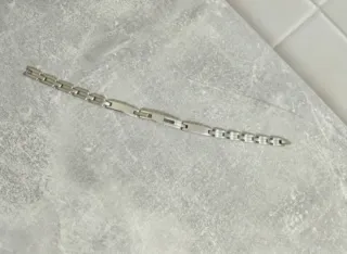 Braccialetto uomo argento