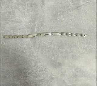 Braccialetto uomo argento