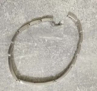 Braccialetto uomo argento