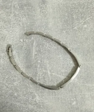 Braccialetto uomo argento