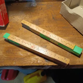 10 Metros plegables de madera Hultafors 61 de 1M