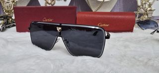 Gafas Cartier Negras y Doradas