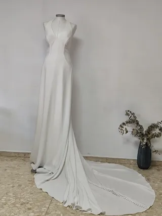 Vestido Novia Rosa Clará Modelo Carla