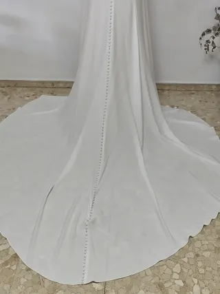 Vestido Novia Rosa Clará Modelo Carla