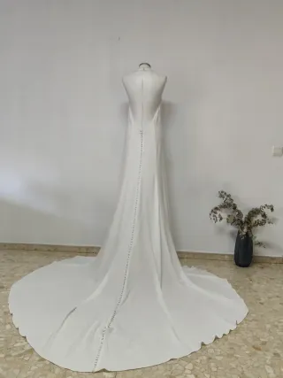 Vestido Novia Rosa Clará Modelo Carla