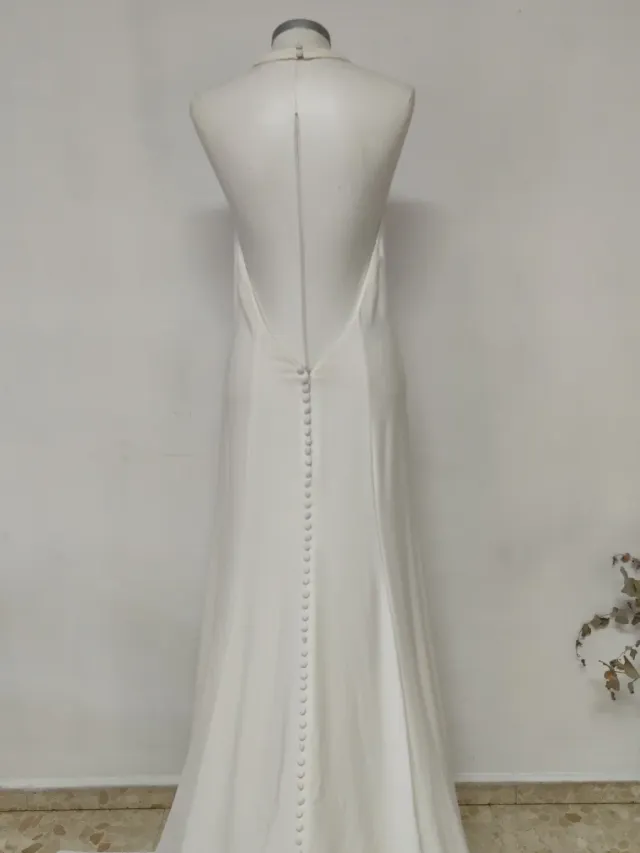 Vestido Novia Rosa Clará Modelo Carla