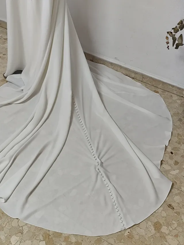 Vestido Novia Rosa Clará Modelo Carla