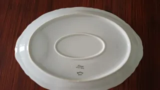 FUENTE PORCELANA LIMOGES AVES