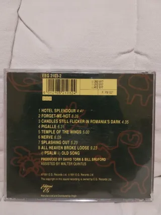 Bill Bruford's Earthworks CD