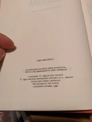 I pilastri della terra prima edizione