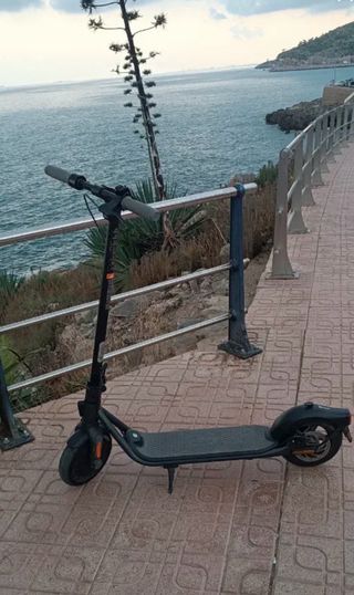 Patinete eléctrico negro