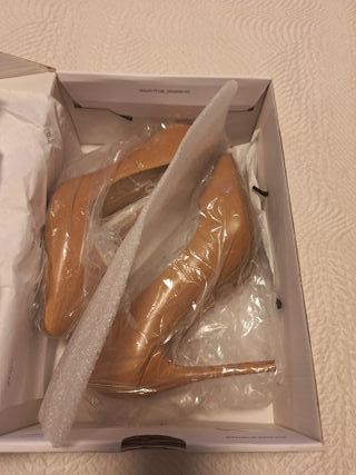 ALDO mod. Durbell Zapatos de Tacón Beige/Marrón