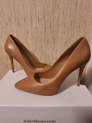ALDO mod. Durbell Zapatos de Tacón Beige/Marrón
