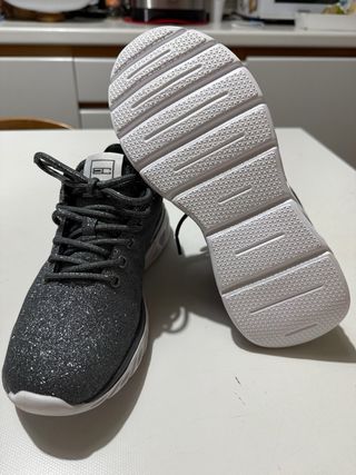 Scarpe Enrico Coveri Argentate Glitter