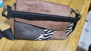 Bolso Desigual Marrón Multicolor