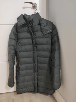 Abrigo Ecoalf Mujer Verde Oliva